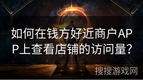如何在钱方好近商户APP上查看店铺的访问量? 如何在钱方好近商户APP上查看店铺的访问量?