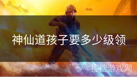 神仙道孩子要多少级领