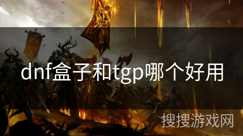 dnf盒子和tgp哪个好用 dnf盒子和tgp哪个好用