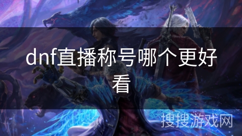dnf直播称号哪个更好看