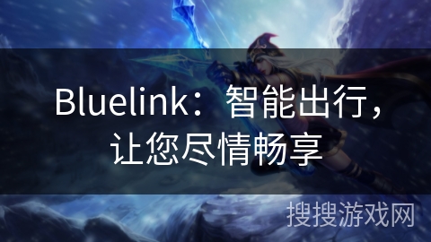 Bluelink：智能出行，让您尽情畅享