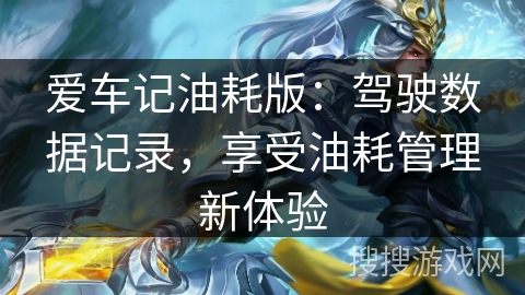 爱车记油耗版:驾驶数据记录,享受油耗管理新体验 爱车记油耗版:驾驶数据记录,享受油耗管理新体验