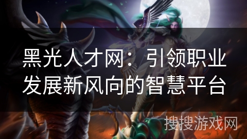 黑光人才网：引领职业发展新风向的智慧平台
