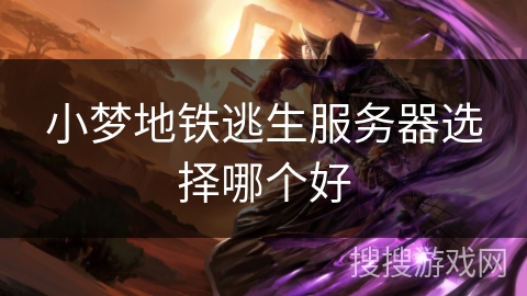 小梦地铁逃生服务器选择哪个好