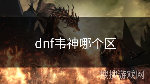 dnf韦神哪个区