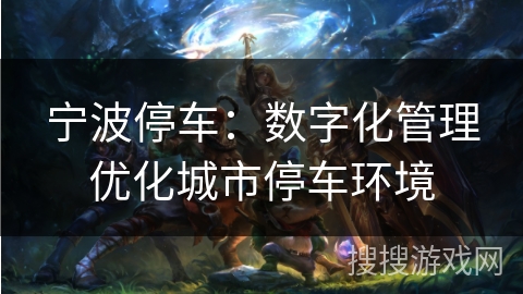 宁波停车：数字化管理优化城市停车环境