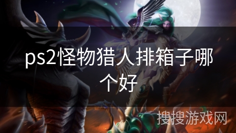 ps2怪物猎人排箱子哪个好