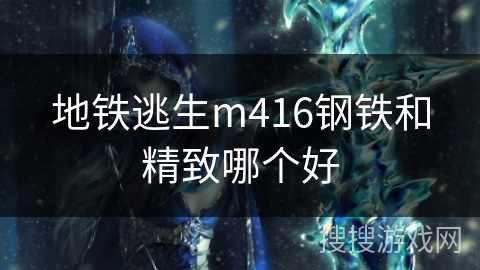 地铁逃生m416钢铁和精致哪个好