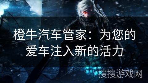 橙牛汽车管家：为您的爱车注入新的活力
