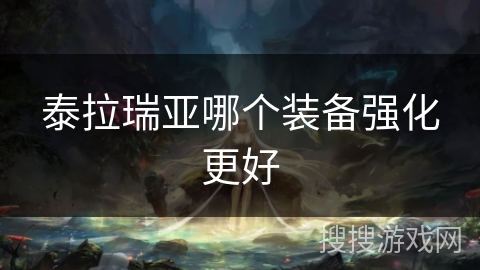 泰拉瑞亚哪个装备强化更好