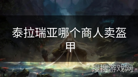 泰拉瑞亚哪个商人卖盔甲