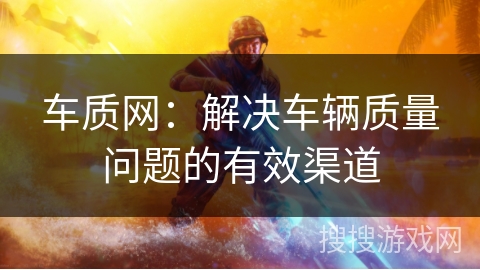 车质网：解决车辆质量问题的有效渠道