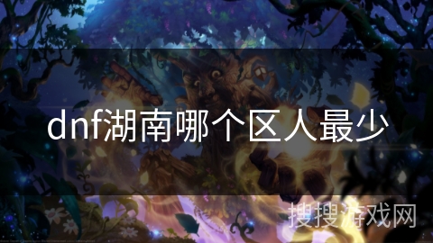 dnf湖南哪个区人最少