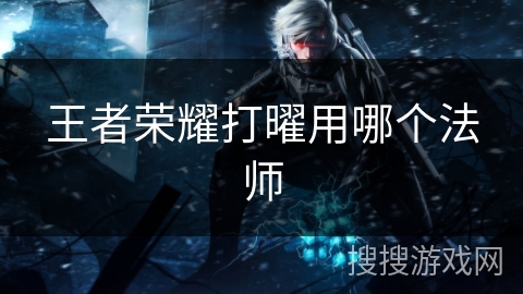 王者荣耀打曜用哪个法师