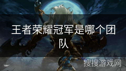 王者荣耀冠军是哪个团队 王者荣耀冠军是哪个团队