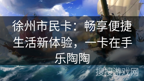 徐州市民卡：畅享便捷生活新体验，一卡在手乐陶陶