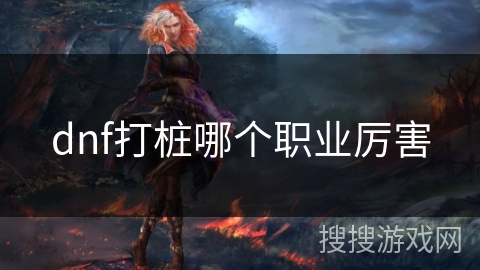 dnf打桩哪个职业厉害