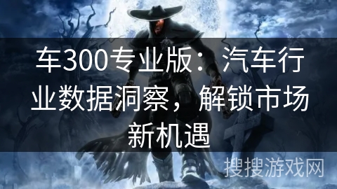 车300专业版：汽车行业数据洞察，解锁市场新机遇