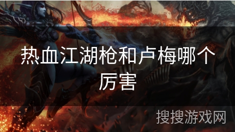 热血江湖枪和卢梅哪个厉害