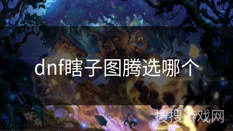 dnf瞎子图腾选哪个