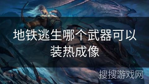 地铁逃生哪个武器可以装热成像