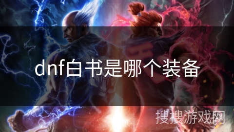 dnf白书是哪个装备