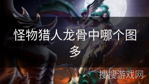 怪物猎人龙骨中哪个图多
