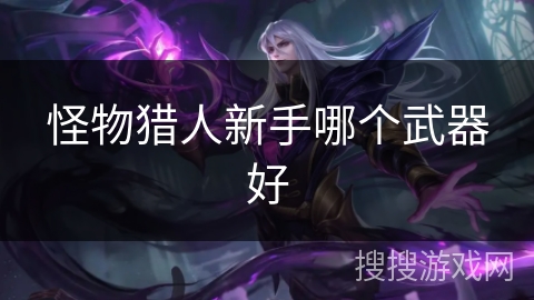 怪物猎人新手哪个武器好