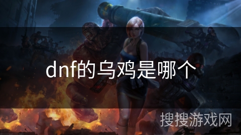 dnf的乌鸡是哪个 dnf的乌鸡是哪个