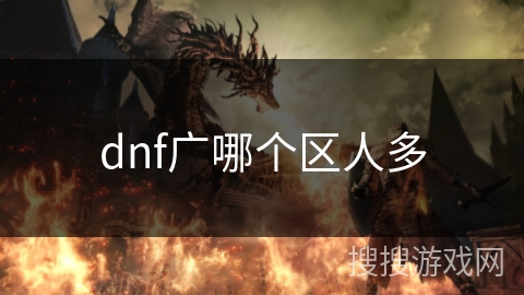 dnf广哪个区人多 dnf广哪个区人多