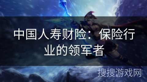 中国人寿财险：保险行业的领军者