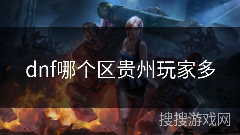 dnf哪个区贵州玩家多 dnf哪个区贵州玩家多