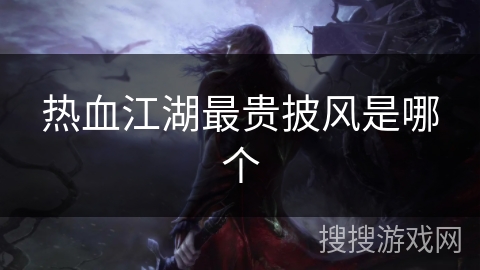 热血江湖最贵披风是哪个