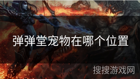 弹弹堂宠物在哪个位置 弹弹堂宠物在哪个位置