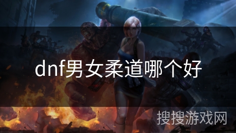 dnf男女柔道哪个好 dnf男女柔道哪个好