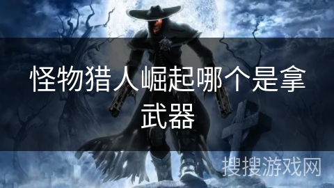 怪物猎人崛起哪个是拿武器