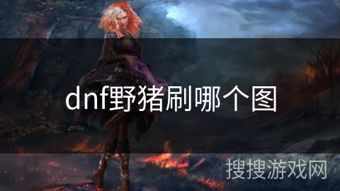 dnf野猪刷哪个图