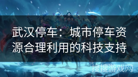 武汉停车：城市停车资源合理利用的科技支持