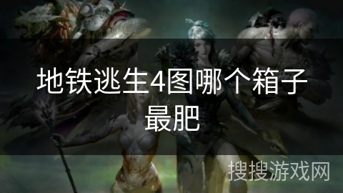 地铁逃生4图哪个箱子最肥