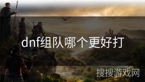 dnf组队哪个更好打
