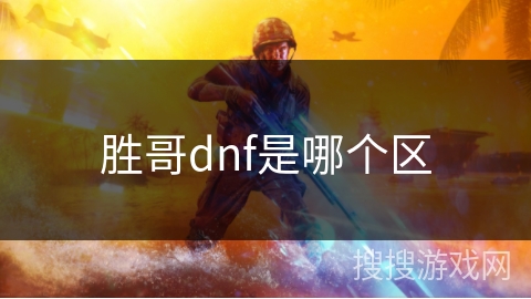 胜哥dnf是哪个区