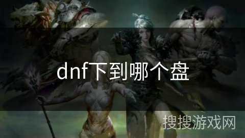 dnf下到哪个盘