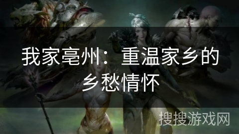 我家亳州：重温家乡的乡愁情怀