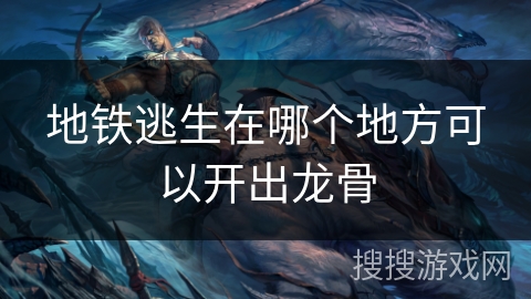 地铁逃生在哪个地方可以开出龙骨 地铁逃生在哪个地方可以开出龙骨