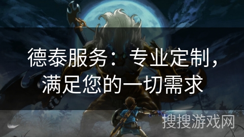 德泰服务:专业定制,满足您的一切需求 德泰服务:专业定制,满足您的一切需求