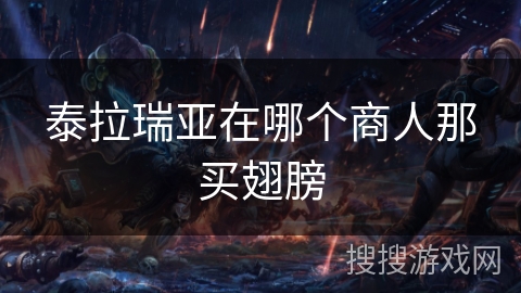 泰拉瑞亚在哪个商人那买翅膀