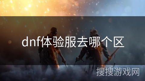 dnf体验服去哪个区 dnf体验服去哪个区