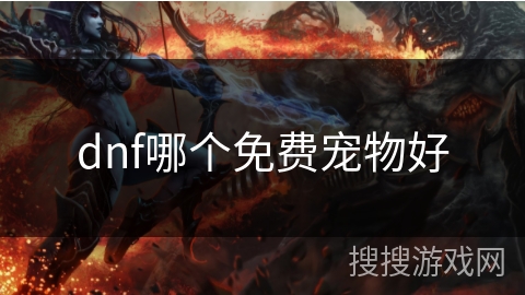 dnf哪个免费宠物好 dnf哪个免费宠物好