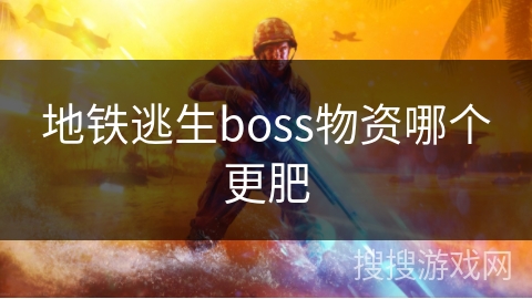 地铁逃生boss物资哪个更肥