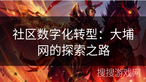 社区数字化转型:大埔网的探索之路 社区数字化转型:大埔网的探索之路